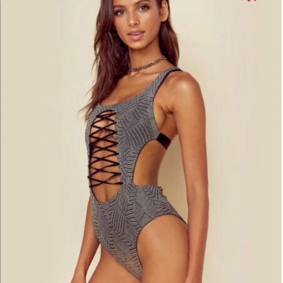 Blue Life Swim Zebra Swim Suit
